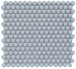 Sky Blue Penny Round 12x12