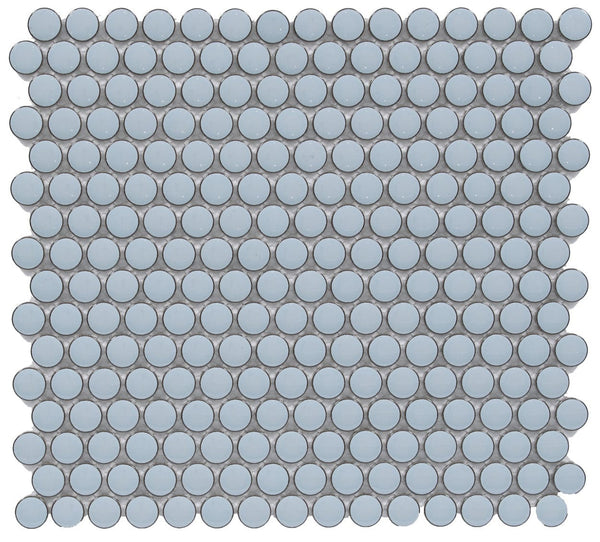 Sky Blue Penny Round 12x12