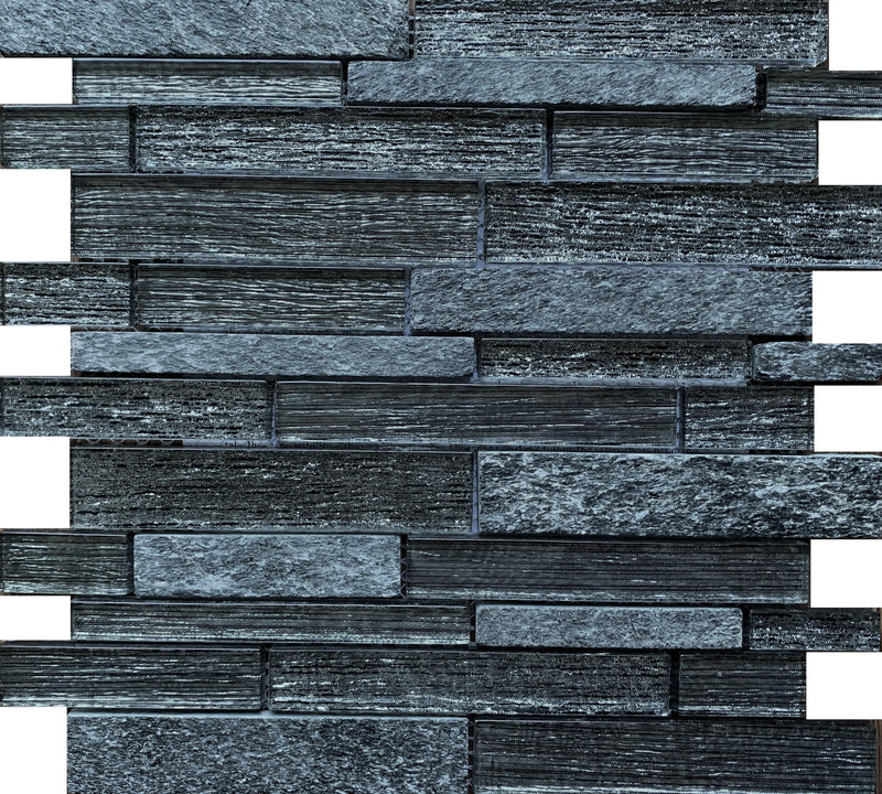 Stone Evita Anthracite tile is great for Accent Walls, Backsplash, Bathrooms, and More - Tiles and Deco