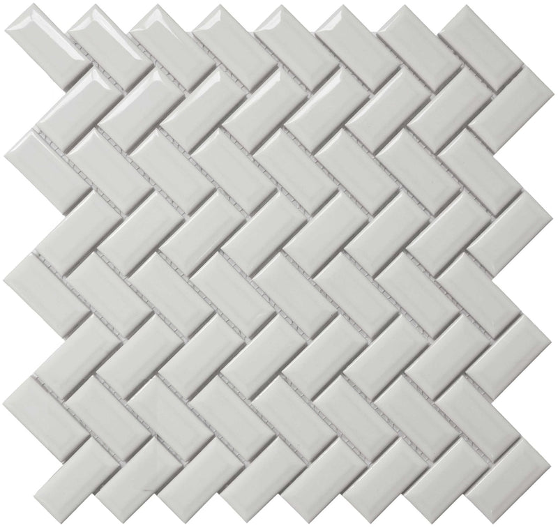 White Diamond Herring 12x12 - Tiles and Deco