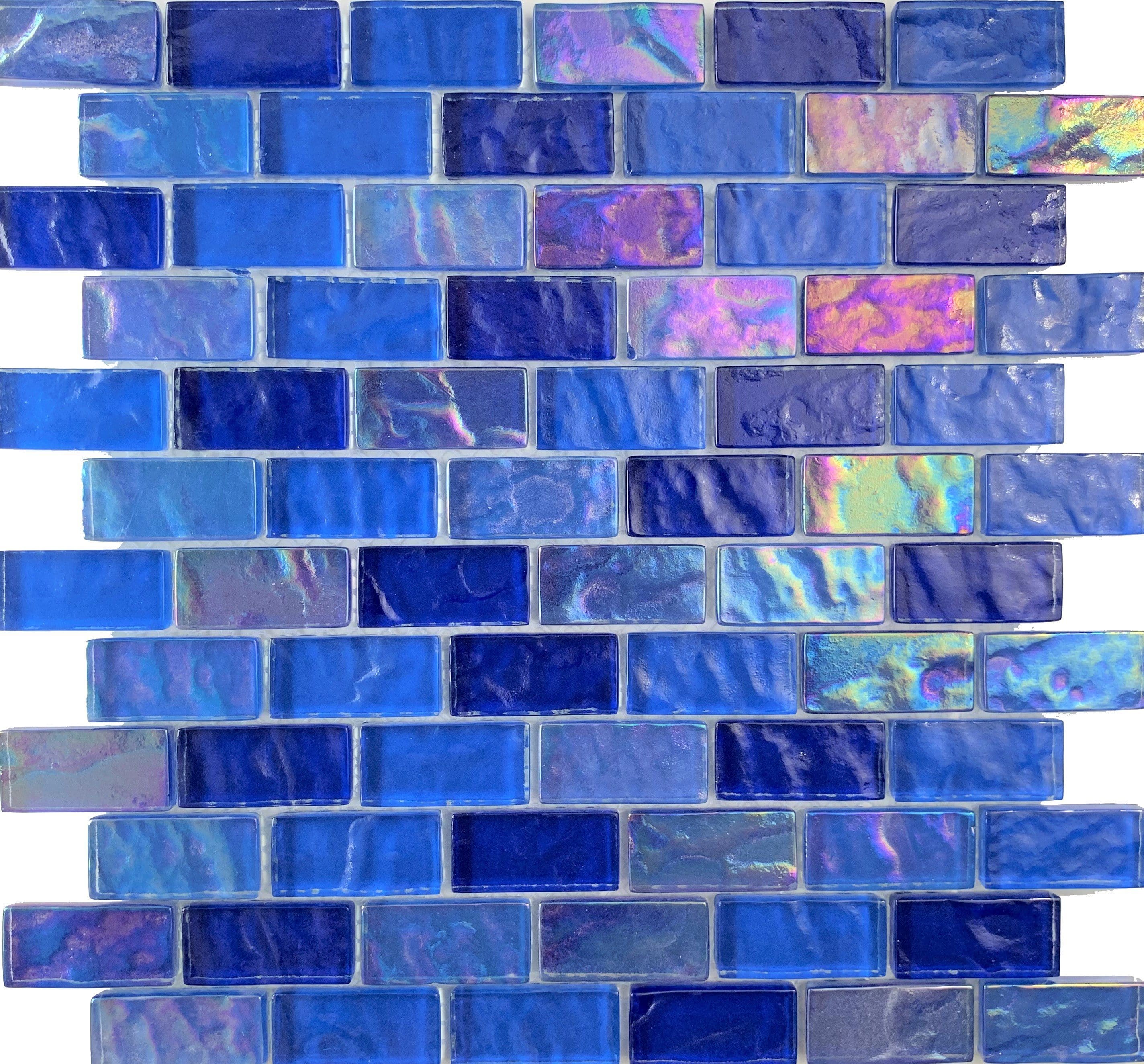 Volcanic Blue 1x2 - Tiles and Deco