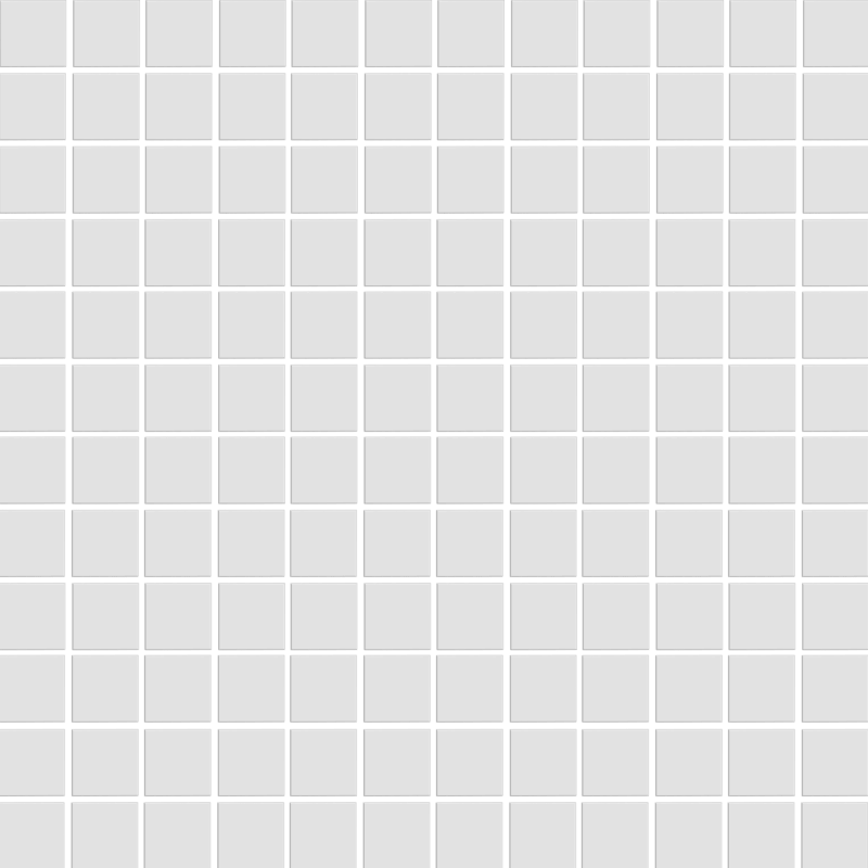 White 1x1 Squares 12x12 Decorative Tiles