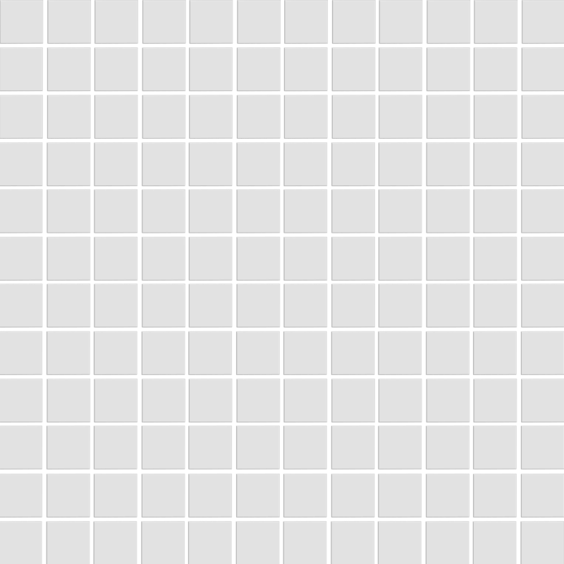 White 1x1 Squares 12x12 - Tiles and Deco