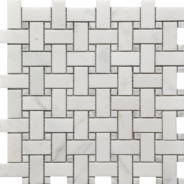 Basket Weave Marble - Tiles and Deco