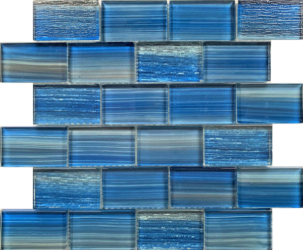 Cocoa Blue 2X3 Pool Tile - Tiles and Deco