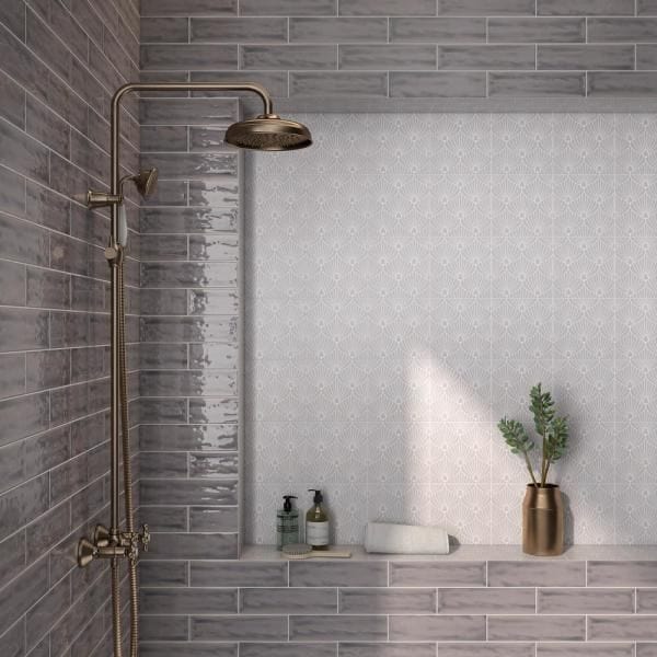 Shell White Lavander - Tiles and Deco