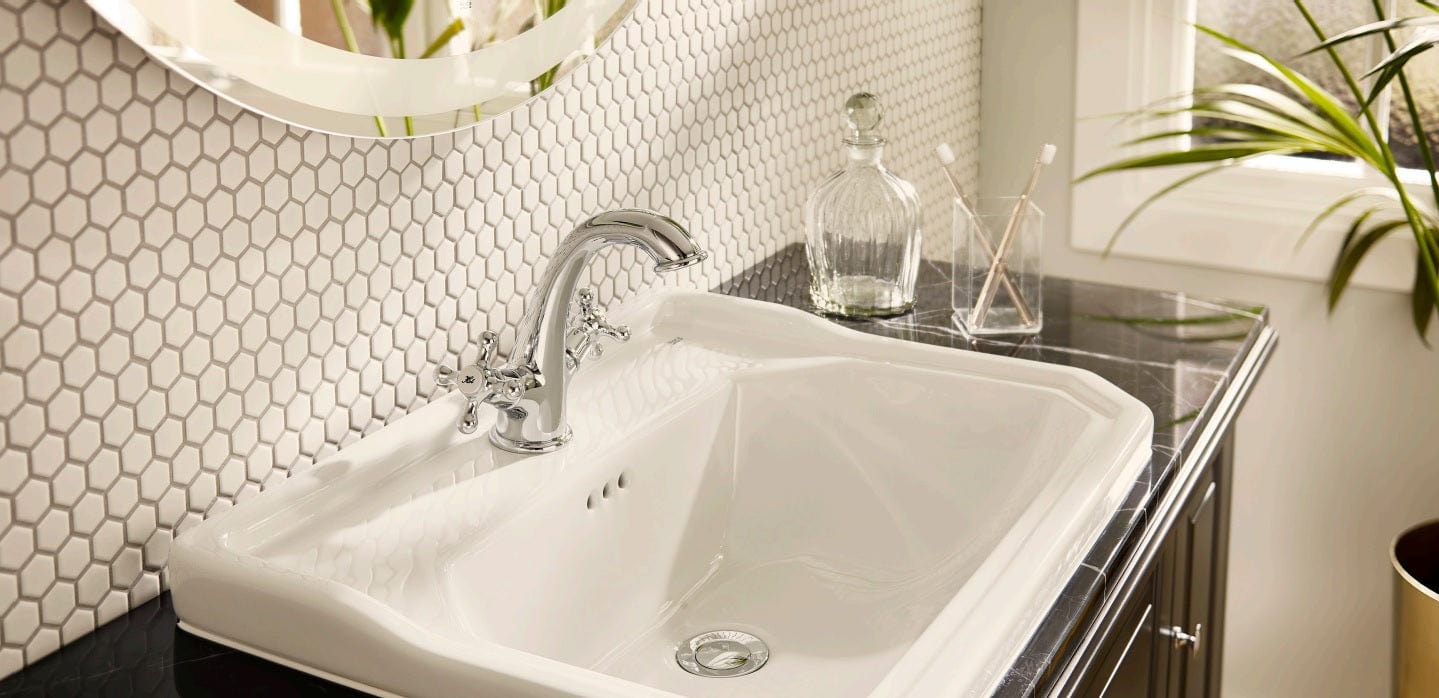 Hexagon White 1x1 - Tiles and Deco