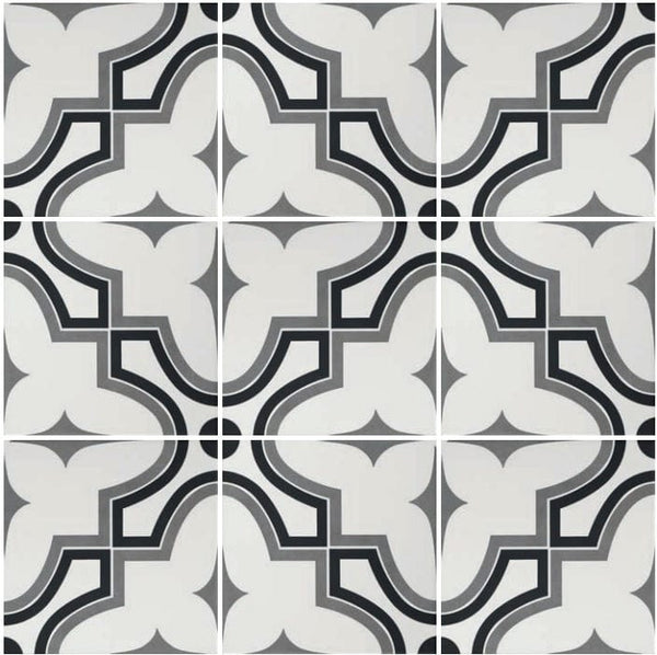 Hydraulic Market Tile 8″x8″ - Tiles and Deco