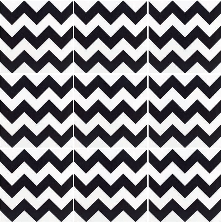 Modern Chevron Pattern Tile 8″x8″ - Tiles and Deco
