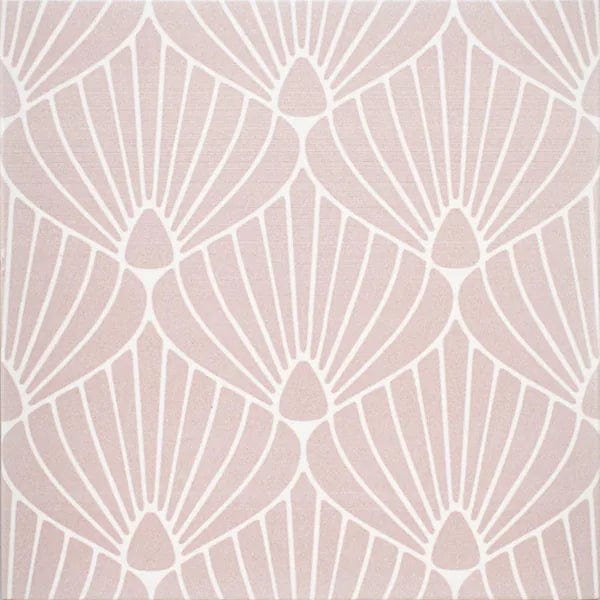 Shell Pink White - Tiles and Deco
